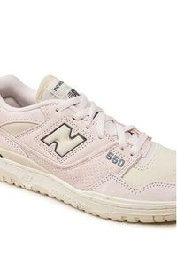 New Balance Sneakersy BBW550RC Różowy. Kolor: różowy. Materiał: zamsz, skóra #6