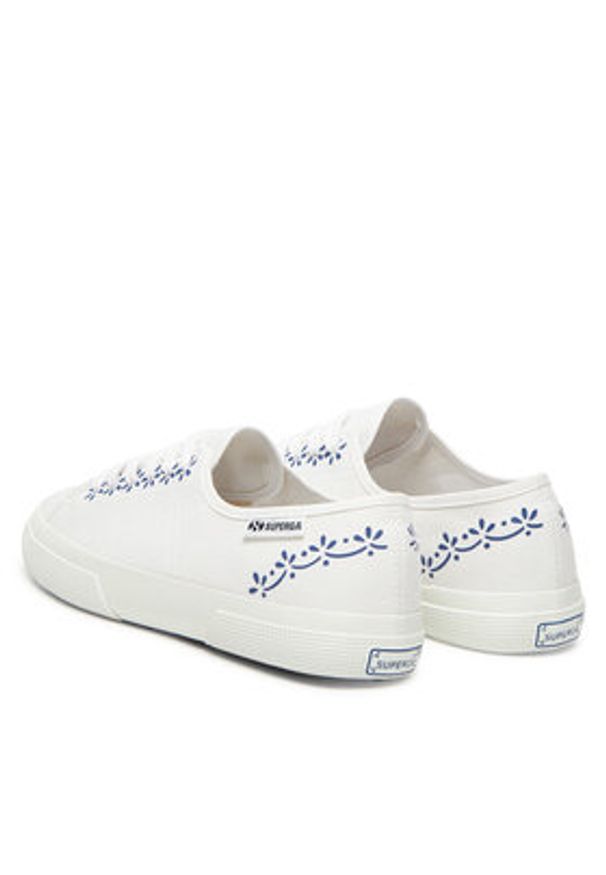 Superga Tenisówki S71473W 3750 Biały. Kolor: biały. Materiał: materiał