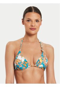 Guess Góra od bikini E4YJ06 MC04R Niebieski. Kolor: niebieski. Materiał: syntetyk