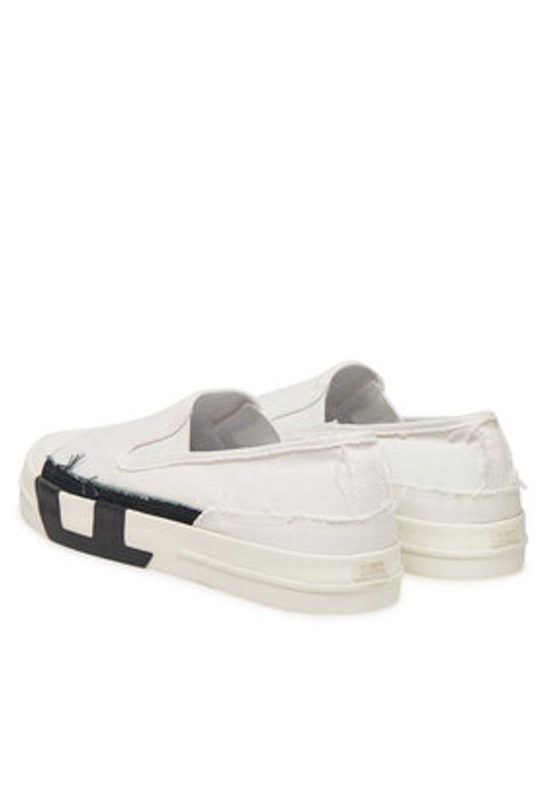 Diesel Tenisówki D-Verse Y03552PR012 HA686 Biały. Kolor: biały. Materiał: materiał