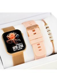 Rubicon - Zestaw damski SMARTWATCH RUBICON F49 rg 2 paski + bransoletka. Rodzaj zegarka: smartwatch #1