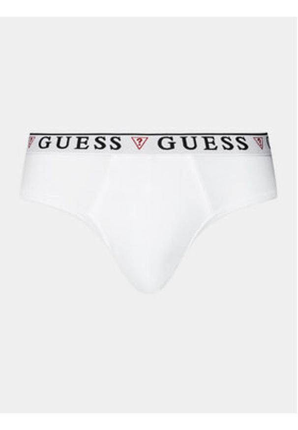Guess Komplet 3 par slipów U97G00 KCD31 Biały. Kolor: biały. Materiał: bawełna
