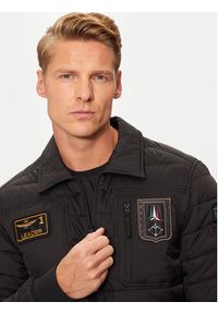 Aeronautica Militare Kurtka bomber 242AB2191CT3375 Czarny Regular Fit. Kolor: czarny. Materiał: syntetyk