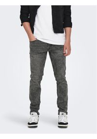 Only & Sons Jeansy Weft 22024592 Szary Regular Fit. Kolor: szary