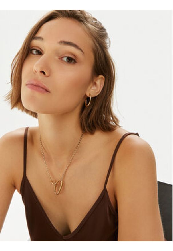 Calvin Klein Kolczyki 35000347 Złoty. Materiał: metalowe. Kolor: złoty