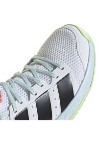 Adidas - Buty do piłki ręcznej adidas Stabil Jr ID1137 białe. Zapięcie: sznurówki. Kolor: biały. Materiał: tkanina, syntetyk, materiał. Szerokość cholewki: normalna #7