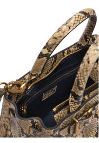 TOMMY HILFIGER - Tommy Hilfiger Torebka American Icon Mini Tote Snake AW0AW18818 Brązowy. Kolor: brązowy. Materiał: skórzane #6