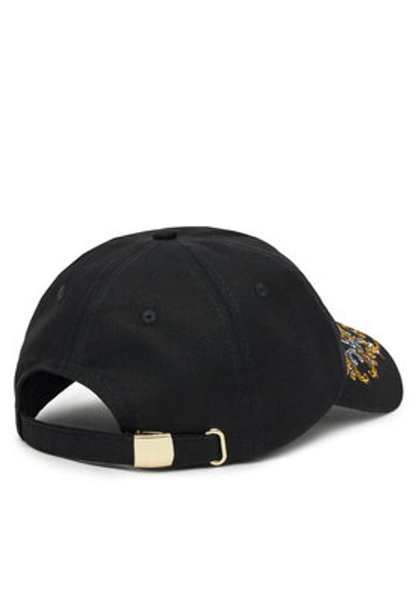 Versace Jeans Couture Czapka z daszkiem 78VAZK17 Czarny. Kolor: czarny. Materiał: materiał, bawełna