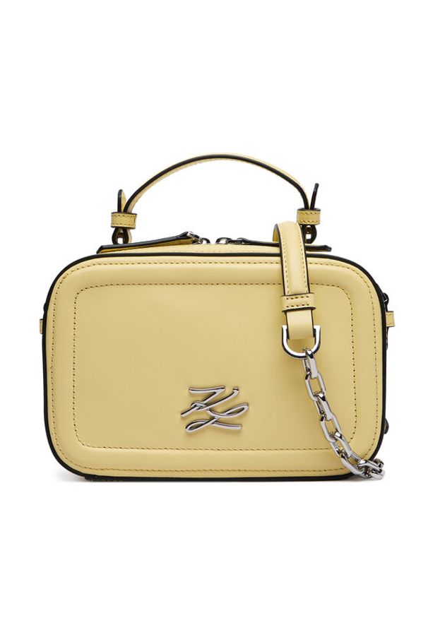 Karl Lagerfeld - KARL LAGERFELD Torebka B1W30269 Żółty. Kolor: żółty. Materiał: skórzane