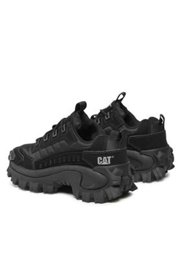 CATerpillar Sneakersy Intruder P110463 Czarny. Kolor: czarny. Materiał: skóra, nubuk