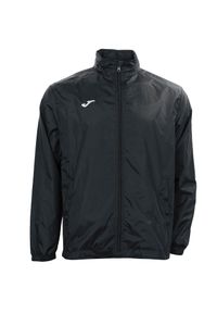 Kurtka do biegania męska Joma Iris przeciwdeszczowa. Kolor: czarny. Materiał: lakier, skóra