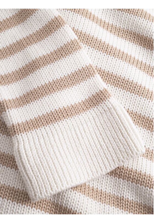 JOOP! Kardigan 58 253KN58Kola 30047636 Beżowy Loose Fit. Kolor: beżowy. Materiał: bawełna