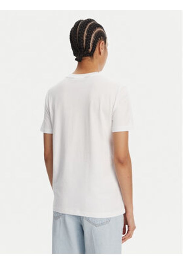 Just Cavalli T-Shirt 78PAHT01 Biały Regular Fit. Kolor: biały. Materiał: bawełna