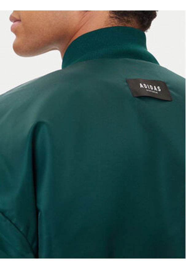 Adidas - adidas Kurtka bomber Stadium JX5637 Zielony Loose Fit. Kolor: zielony. Materiał: syntetyk