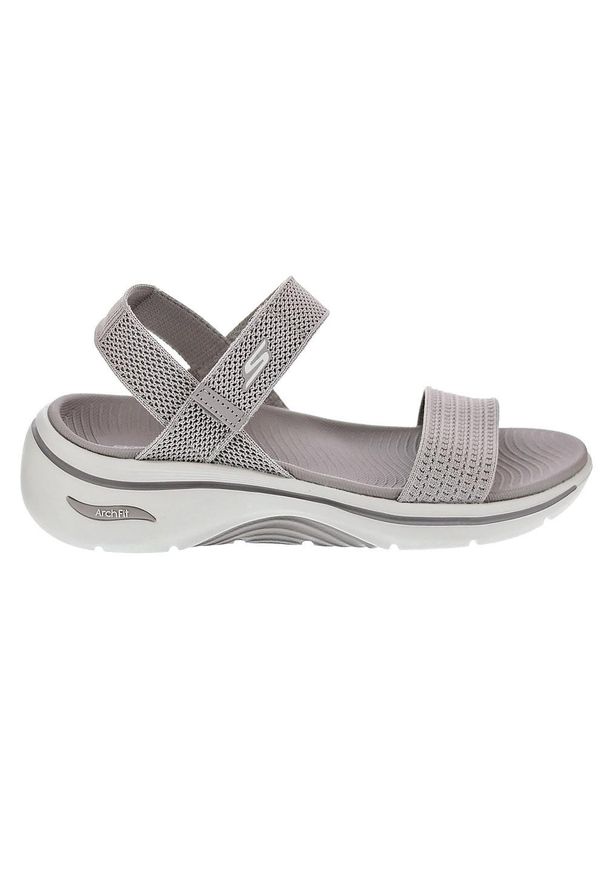 skechers - Sandały damskie SKECHERS Go Walk Arch Fit 2.0. Kolor: szary
