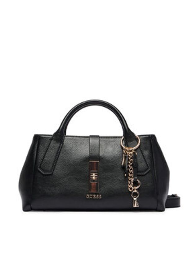 Guess Torebka Brooke HWBG98 97060 Czarny. Kolor: czarny. Materiał: skórzane