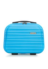 Wittchen - Komplet walizek z ABS-u z żebrowaniem niebieski. Kolor: niebieski. Materiał: guma. Styl: elegancki #2