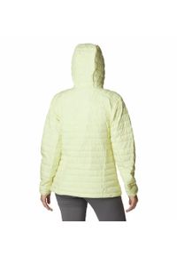 columbia - Kurtka Puchowa Damska Columbia Silver Falls Hooded Jacket. Kolor: żółty. Materiał: poliester. Sport: turystyka piesza