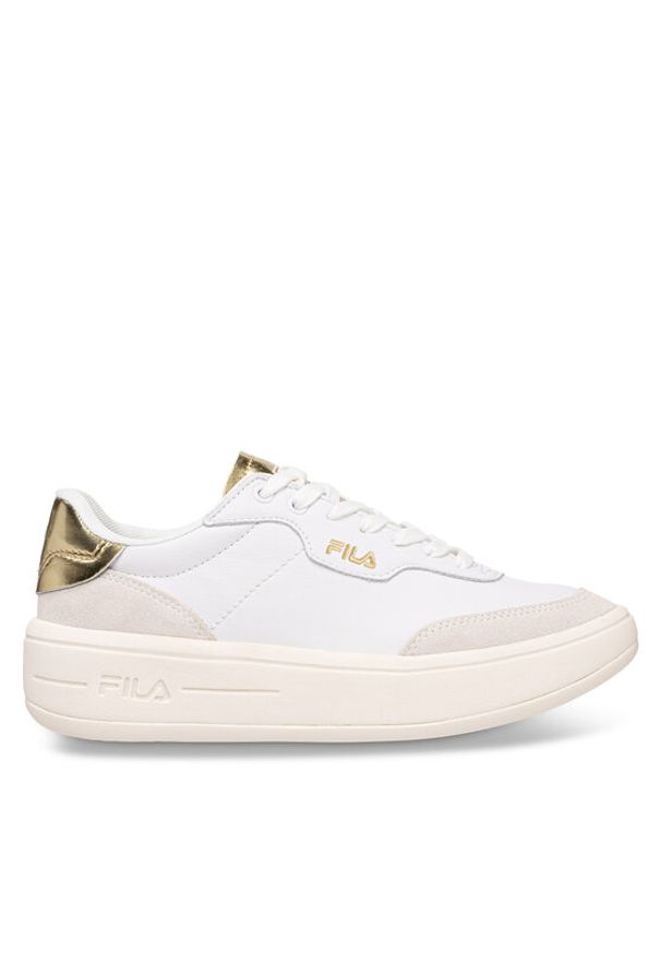 Fila Sneakersy Premium F Wmn FFW0336.13069 Biały. Kolor: biały. Materiał: skóra