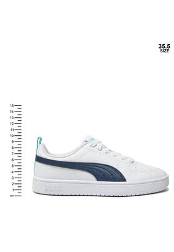 Puma Sneakersy Rickie Jr 384311 32 Biały. Kolor: biały. Materiał: skóra