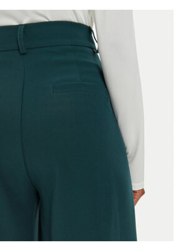 Maryley Spodnie materiałowe 24IB579/43GU Zielony Regular Fit. Kolor: zielony. Materiał: syntetyk