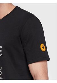 Save The Duck T-Shirt DT1008M PESY15 Czarny Regular Fit. Kolor: czarny. Materiał: bawełna #3