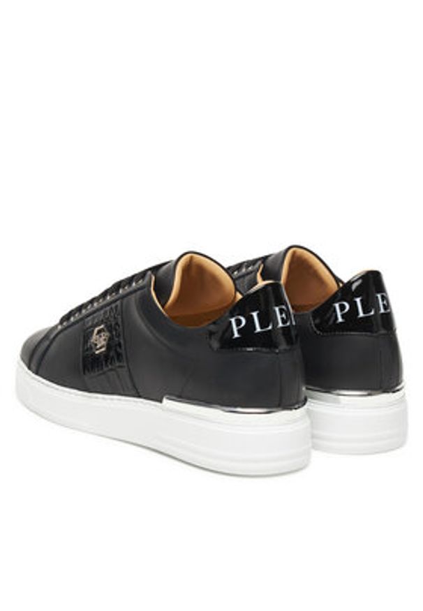 Philipp Plein - PHILIPP PLEIN Sneakersy FAES USC0664 PLE010N Czarny. Kolor: czarny. Materiał: skóra