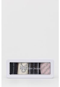 Calvin Klein Skarpetki (4-pack) damskie kolor szary. Kolor: szary #3