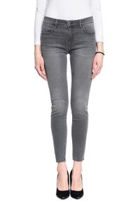 Wrangler - SPODNIE DAMSKIE WRANGLER SKINNY SKY GREY W28KKS74H