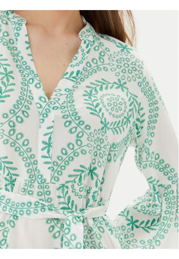 Vero Moda Sukienka codzienna Melba 10329936 Zielony Loose Fit. Okazja: na co dzień. Kolor: zielony. Materiał: wiskoza. Typ sukienki: proste. Styl: casual