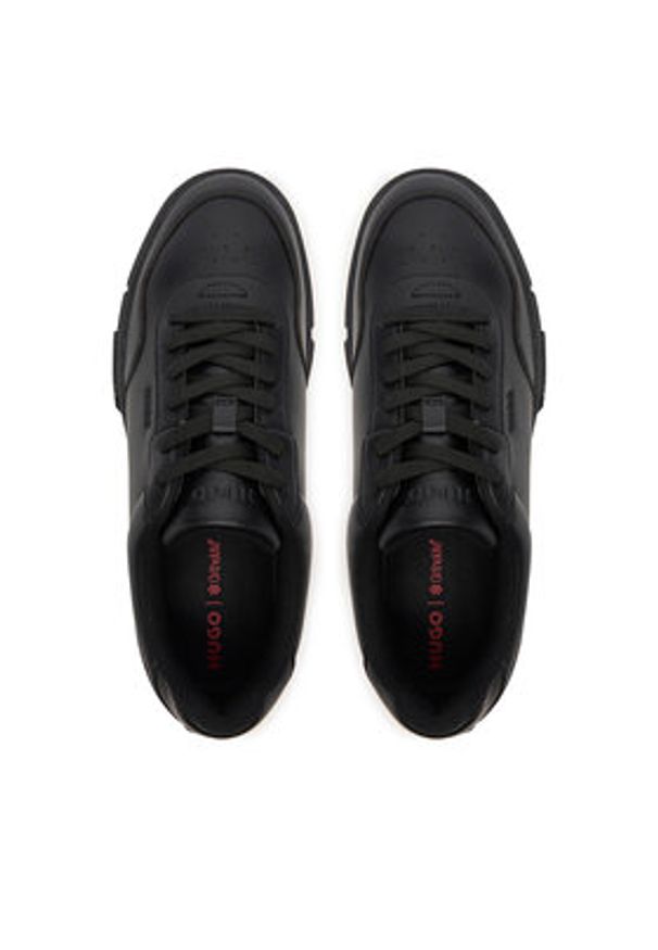 Hugo - HUGO Sneakersy Yarrow 50548507 Czarny. Kolor: czarny. Materiał: skóra