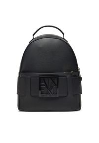 Armani Exchange Plecak XW001204 AF13672 UC001 Czarny. Kolor: czarny. Materiał: skóra