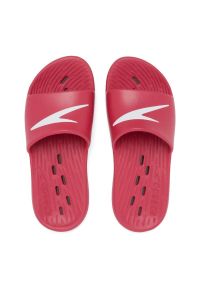 Klapki basenowe damskie Speedo Slide. Kolor: czerwony, wielokolorowy, biały. Styl: sportowy #1
