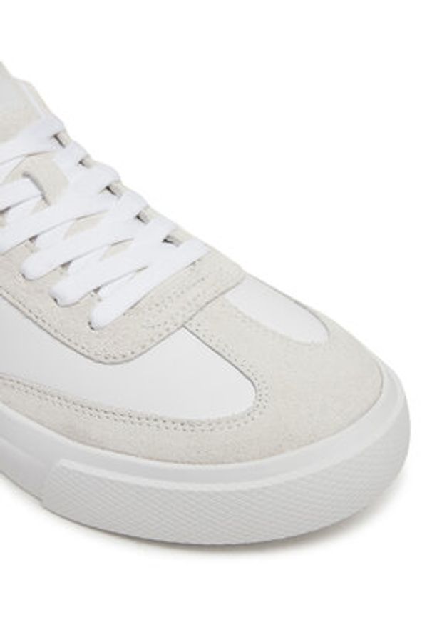 TOMMY HILFIGER - Tommy Hilfiger Sneakersy Th Cupset Summer Lth FM0FM05487 Biały. Kolor: biały. Materiał: skóra