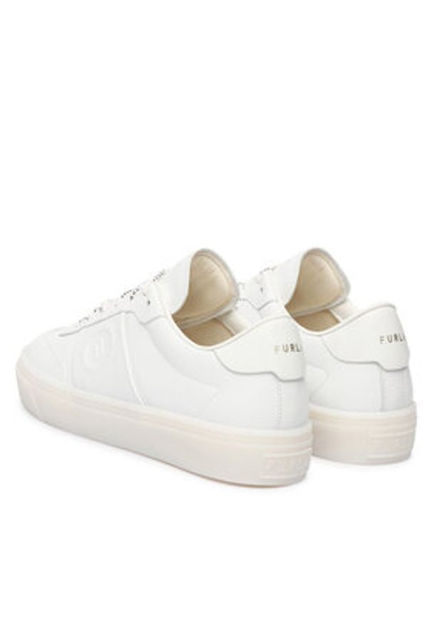 Furla Sneakersy Enjoy Lace-Up YK58ENJ BX2752 O6000 Biały. Kolor: biały. Materiał: skóra