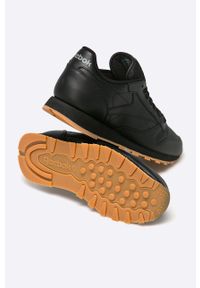 Reebok - Buty 49800 CL Lthr. Nosek buta: okrągły. Kolor: czarny. Materiał: guma. Szerokość cholewki: normalna #2