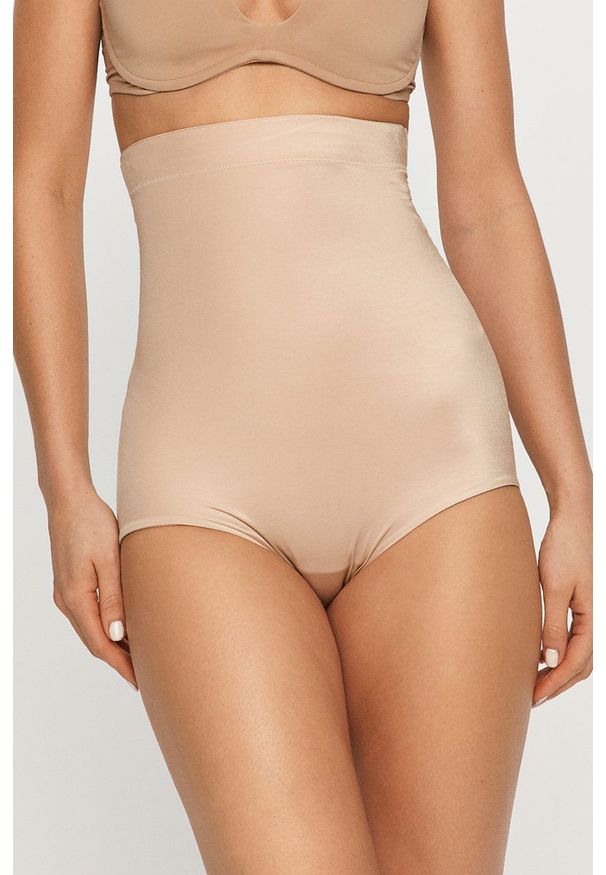 Spanx - Bielizna modelująca Suit Your Fancy. Kolor: beżowy. Materiał: materiał