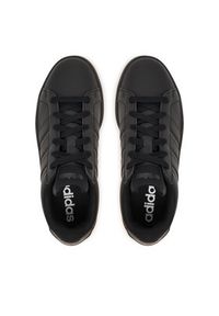 Adidas - adidas Sneakersy Grand Court 3.0 Shoes Junior KK3791 Czarny. Kolor: czarny. Materiał: skóra #5