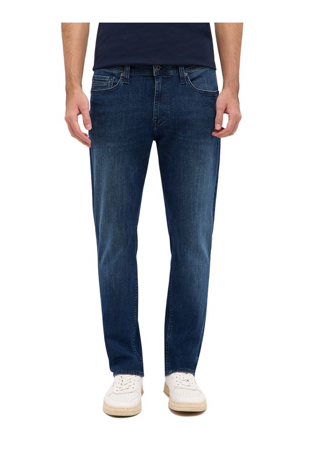 Męskie Spodnie Jeansowe Mustang Style Vegas Slim Denim Blue 1016309 5000 502