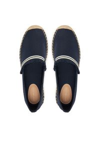 TOMMY HILFIGER - Tommy Hilfiger Espadryle Fringe Canvas Closed Espadrille FW0FW08881 Granatowy. Kolor: niebieski. Materiał: materiał #5