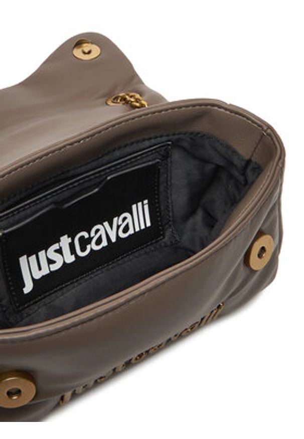Just Cavalli Torebka 79RA4BD2 ZS748 Brązowy. Kolor: brązowy. Materiał: skórzane