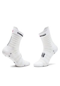 Compressport Skarpety wysokie unisex Pro Racing Socks V4.0 Ultralight Run High XU00050B Biały. Kolor: biały. Materiał: poliamid, materiał. Sport: bieganie #3