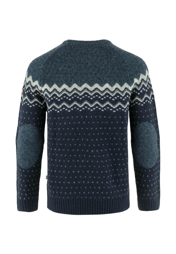 Fjällräven - Sweter męski Fjallraven Ovik Knit Sweater. Kolor: niebieski. Sport: turystyka piesza
