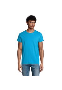 SOL'S - Koszulka Męska Crusader. Kolor: niebieski. Sport: turystyka piesza #1