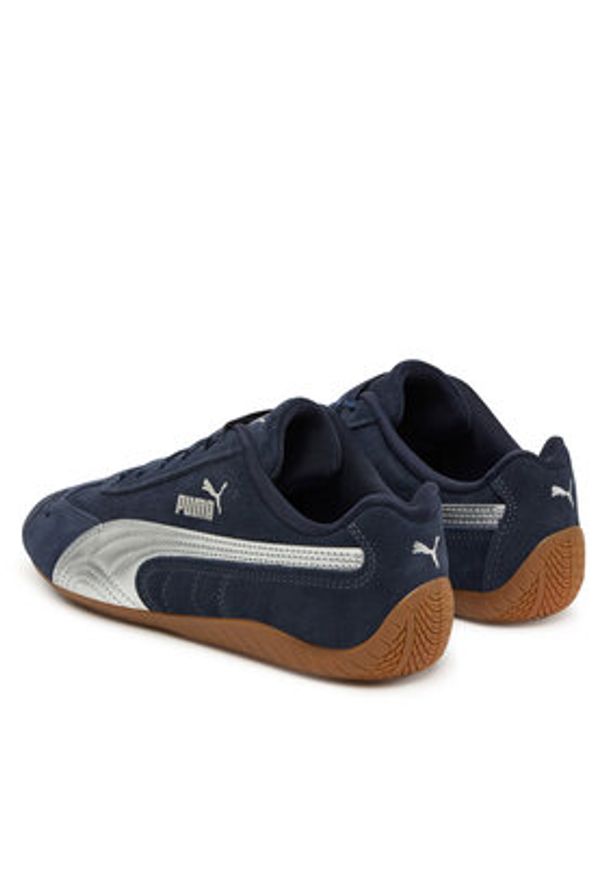 Puma Sneakersy Speedcat Metallic Jr 404113 02 Granatowy. Kolor: niebieski. Materiał: zamsz, skóra