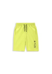 Spodenki sportowe dziecięce Lemon Explore WL4 do kolan. Kolor: zielony. Materiał: poliester, elastan. Długość: do kolan. Styl: sportowy. Sport: fitness