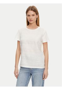 Weekend Max Mara T-Shirt Bondeno 2515941112 Biały Regular Fit. Kolor: biały. Materiał: bawełna