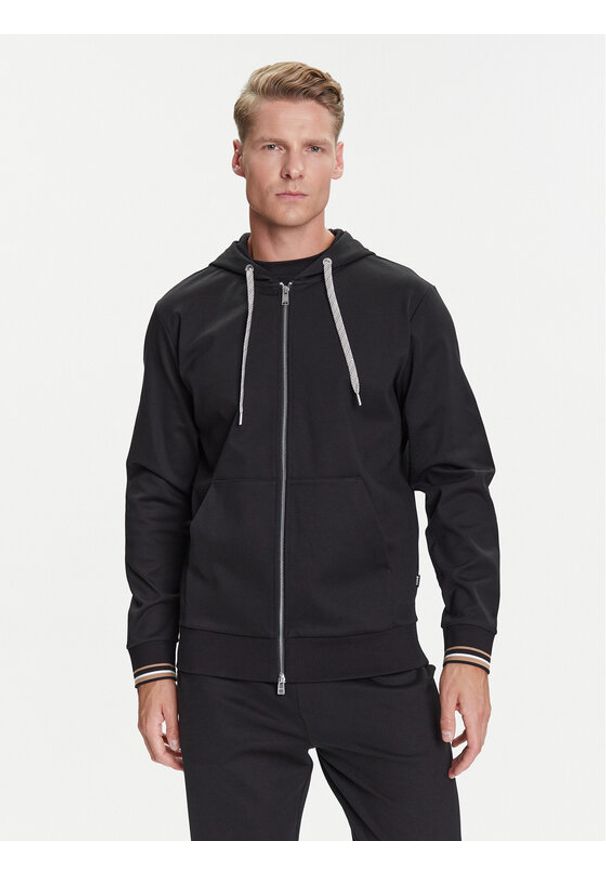 BOSS Bluza C-Spence 109 50543427 Czarny Regular Fit. Kolor: czarny. Materiał: bawełna
