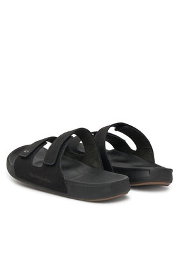 Quiksilver Klapki RAPID-01 MI08 Czarny. Kolor: czarny. Materiał: skóra, nubuk