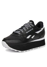 Reebok Sneakersy CLASSIC LEATHER TRIPLE LIFT 100209621 Czarny. Kolor: czarny. Materiał: skóra. Model: Reebok Classic